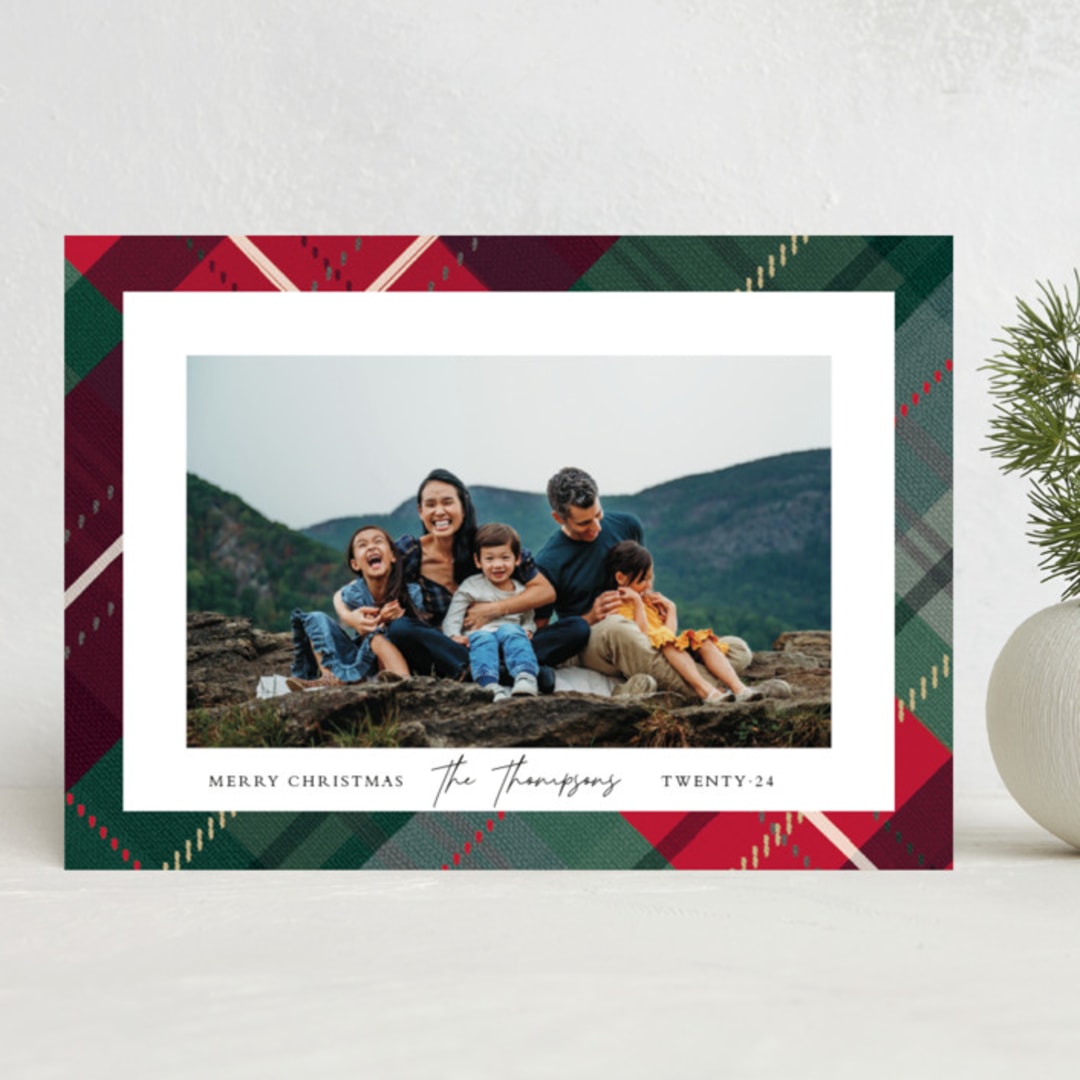"Christmas Traditions" - Holiday Cards in Festive by Rebecca Durflinger - Front