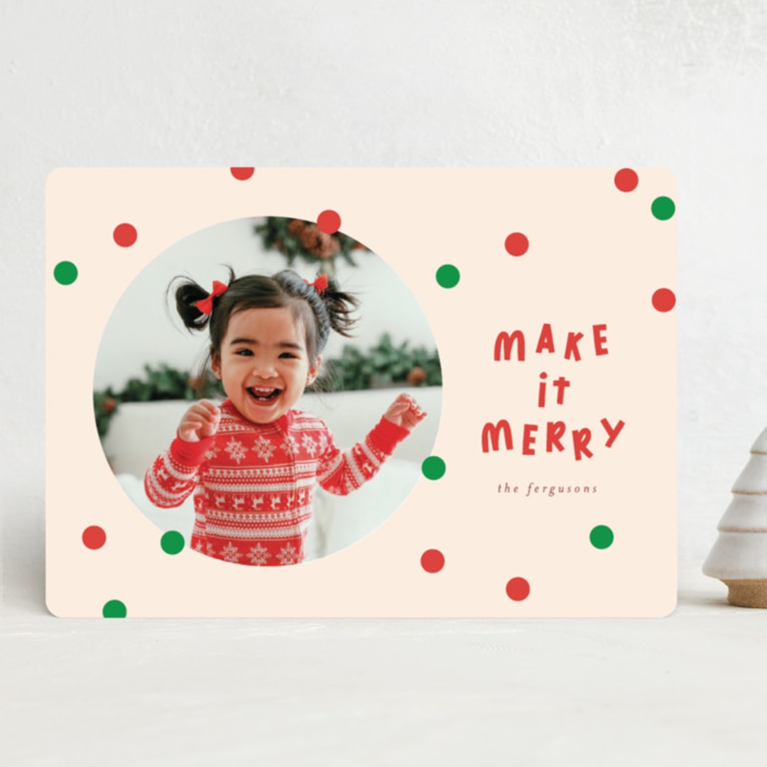 "Making it Merry" - Holiday Cards in Cookie Dough by Iveta Angelova - Front