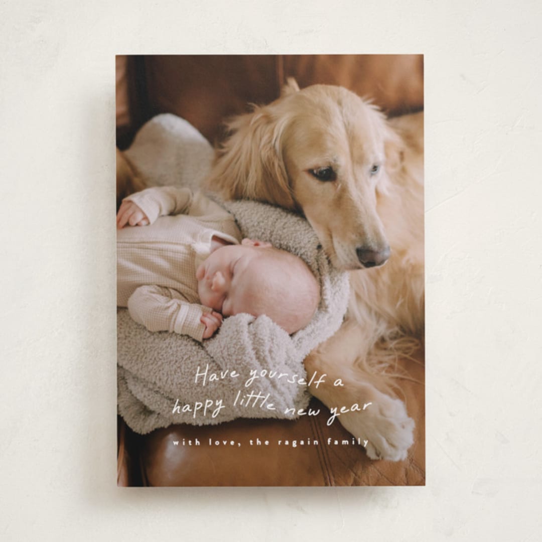 "very merry little Christmas" - Holiday Cards in Snowfall by Leah Ragain - Front