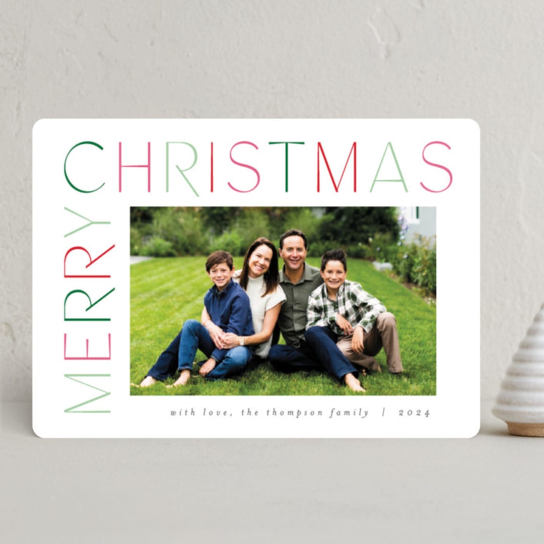 "Candy Frame" - Holiday Cards in Gum Drops by AK Graphics - Front