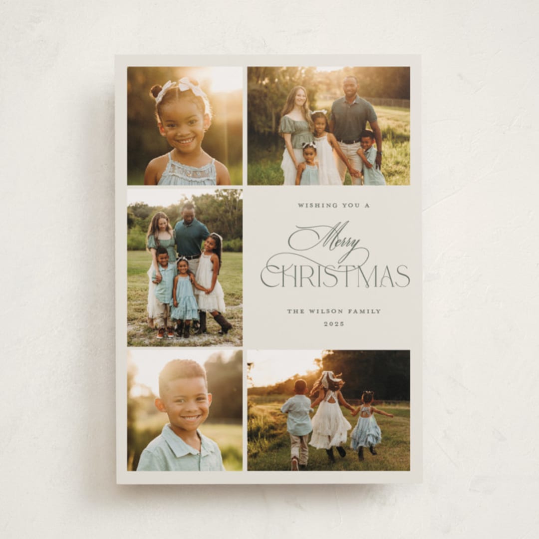 "Yuletide" - Holiday Cards in Fir by Benita Crandall - Front