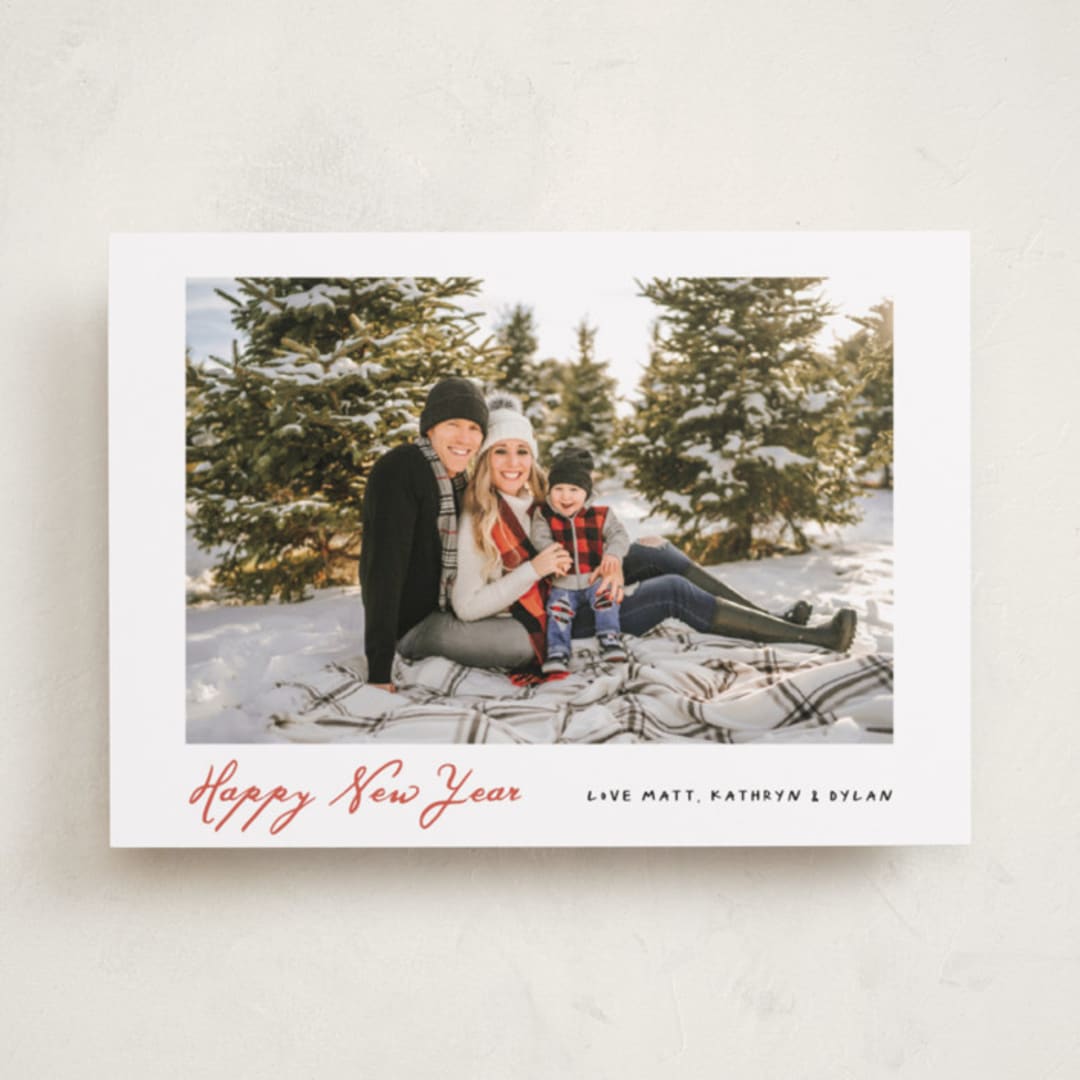 "retro joy" - Holiday Cards in Candy Cane by Benita Crandall - Front