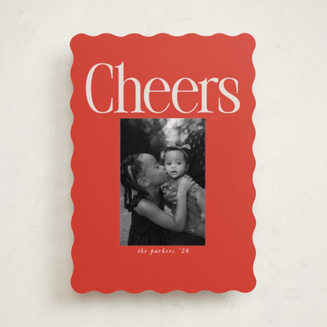 "North Pole" - Holiday Cards in Stocking by Morgan Kendall - Front