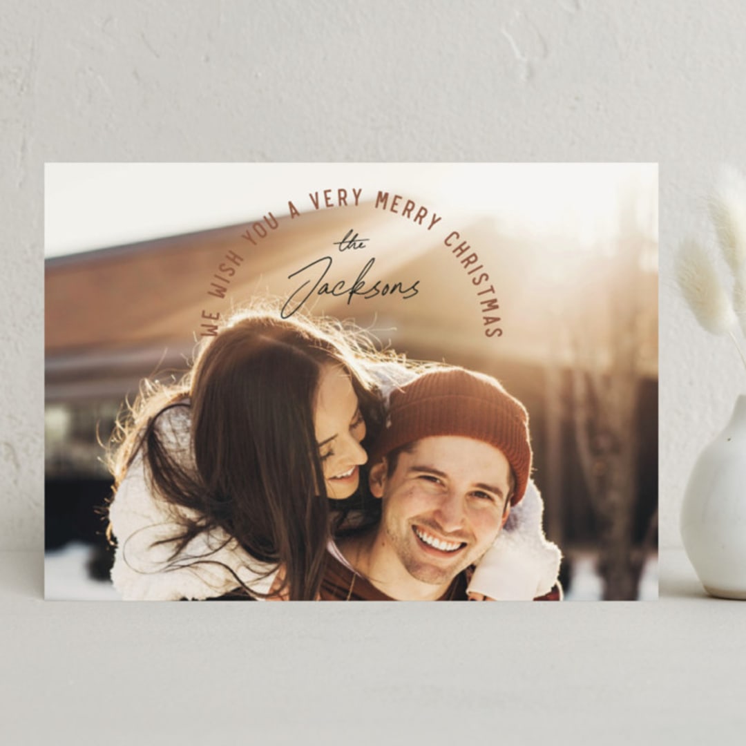 "Very Christmas" - Holiday Cards in Oak by Geraldine Sales - Front