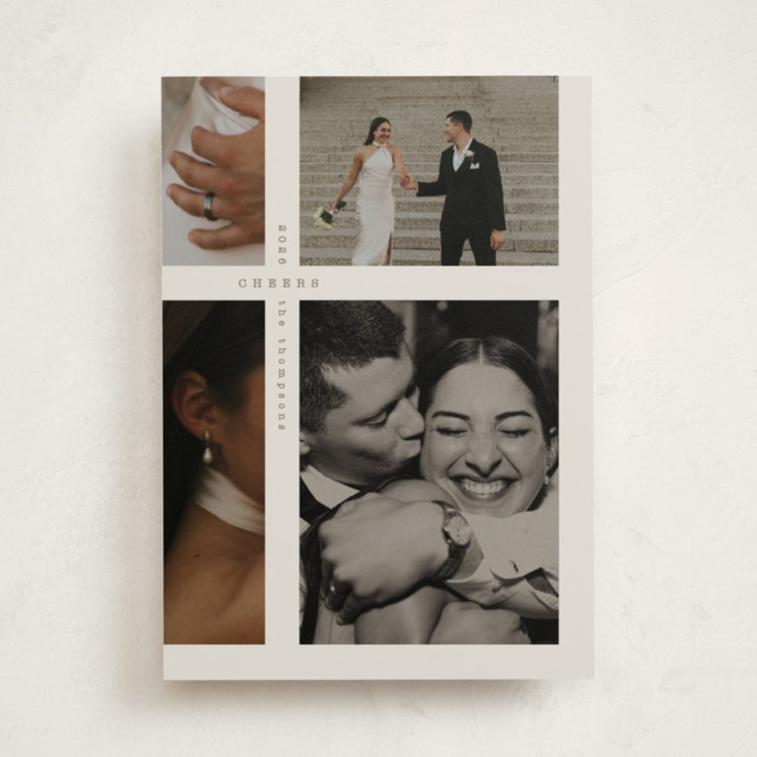 "extra details" - Holiday Cards in Cream by Anastasia Makarova - Front