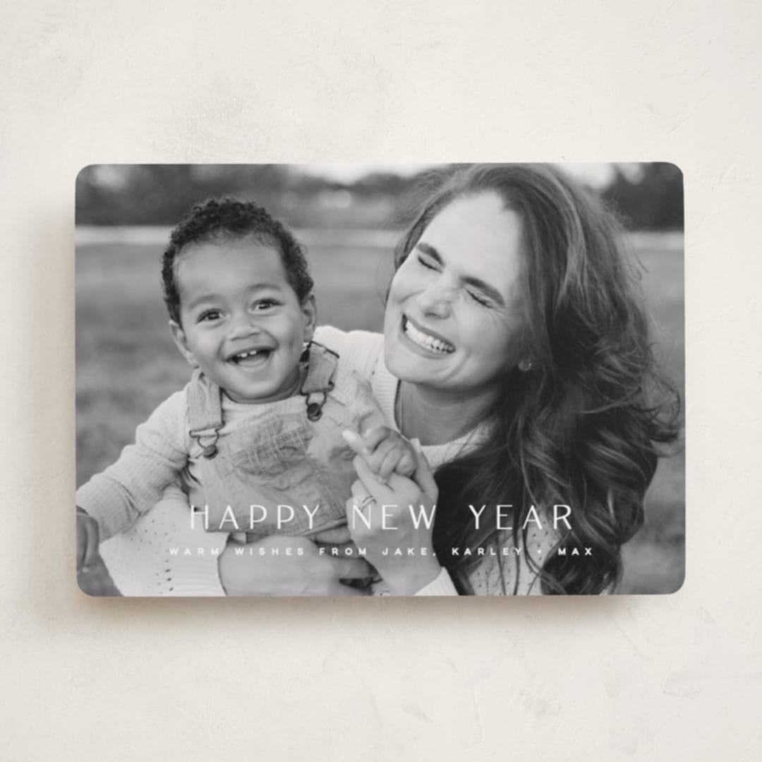 "Brightest Blessings" - Holiday Cards in Snow by Kristie Kern - Front