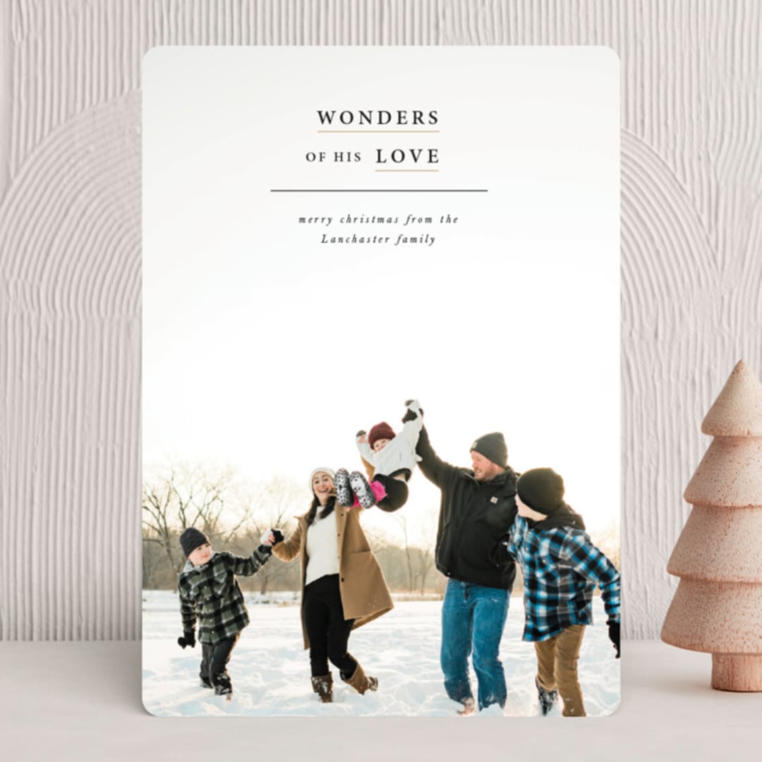 "Modern Religious" - Holiday Cards in Gilded by Kanika Mathur - Front
