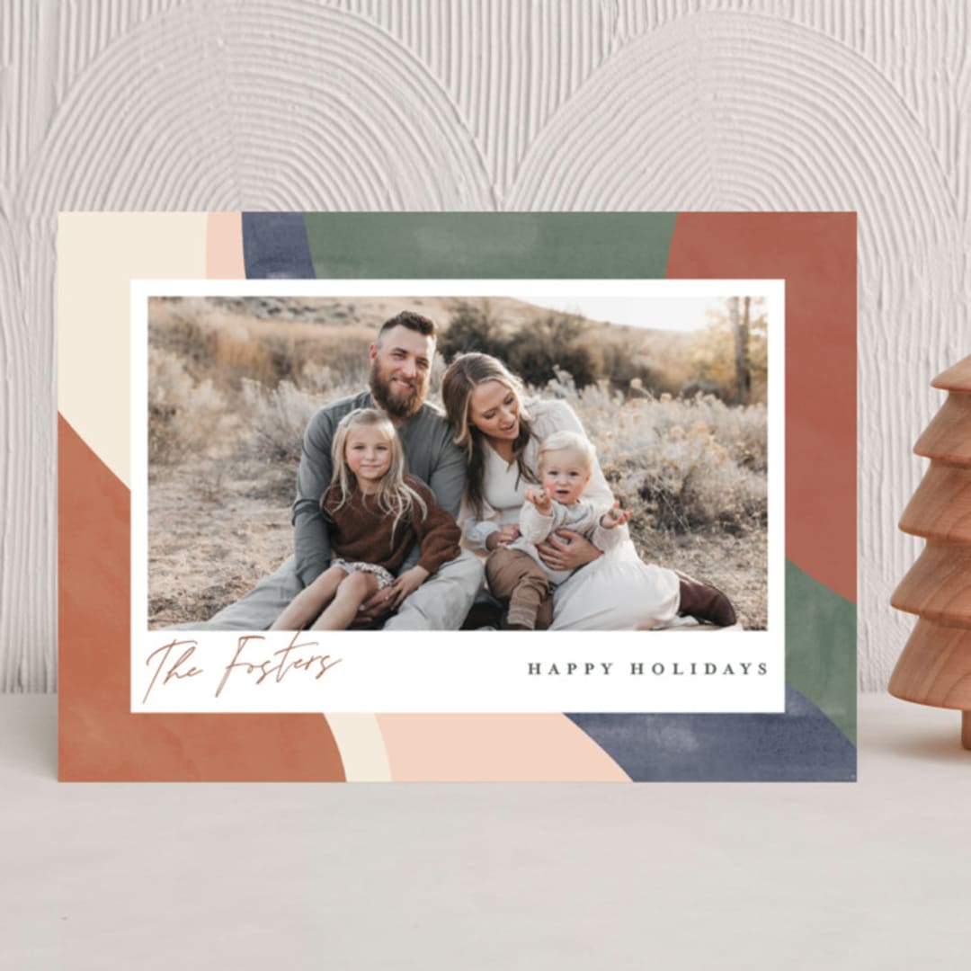 "All Color" - Holiday Cards in Desert by Pixel and Hank - Front