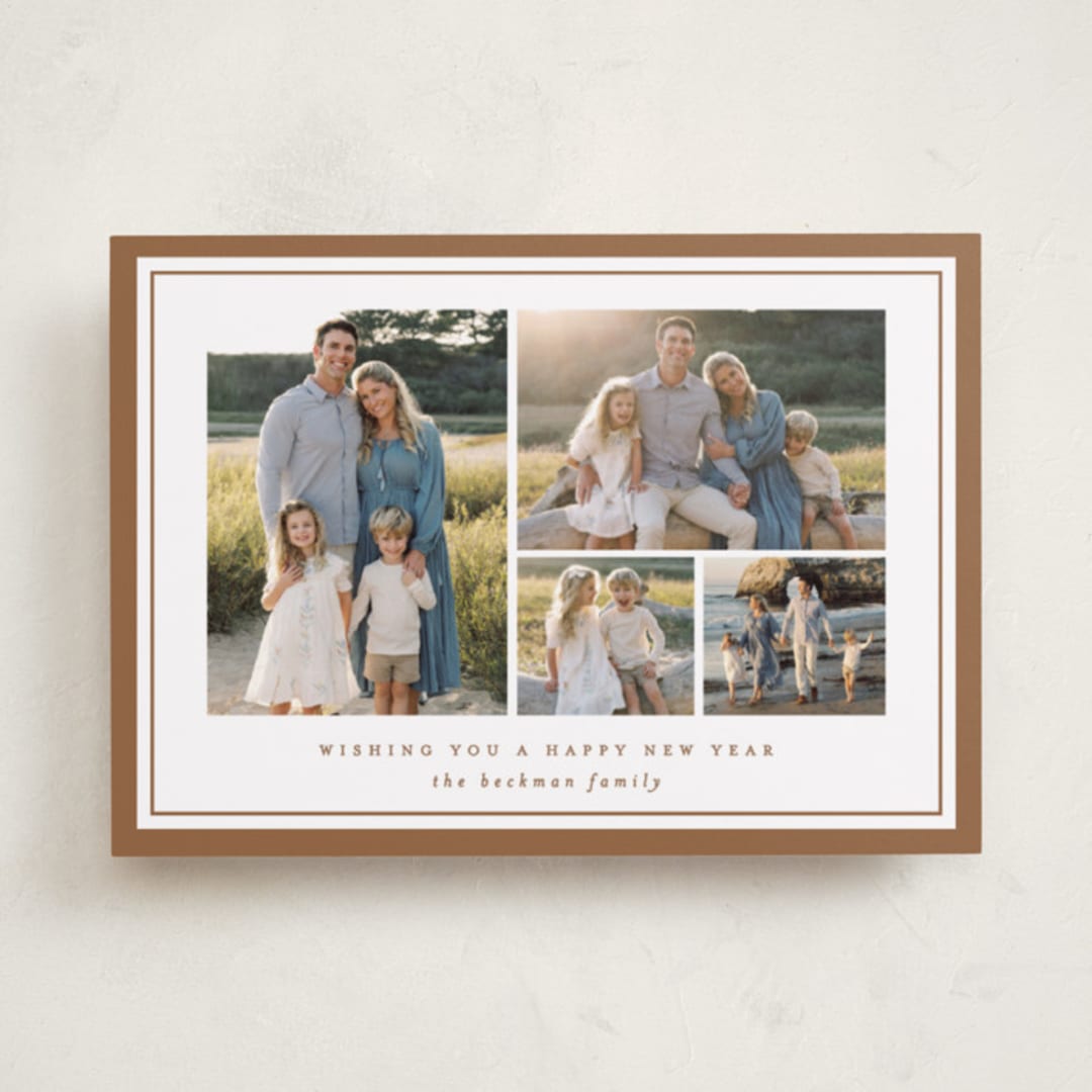 "Glory Multipled" - Holiday Cards in Pecan Pie by Brooke Chandler - Front