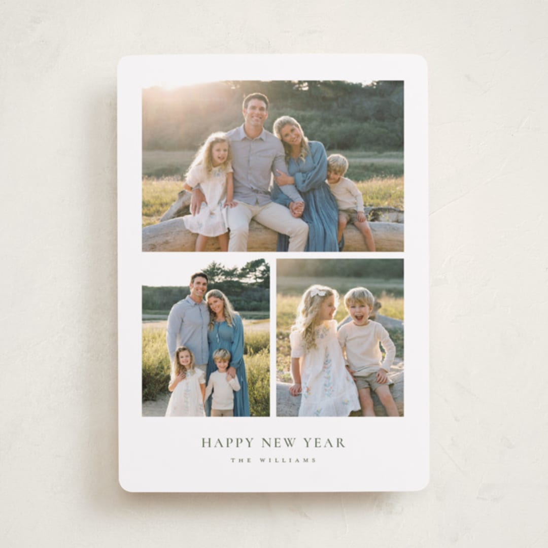 "Pinion" - Holiday Cards in Cedar by Wildfield Paper Co - Front