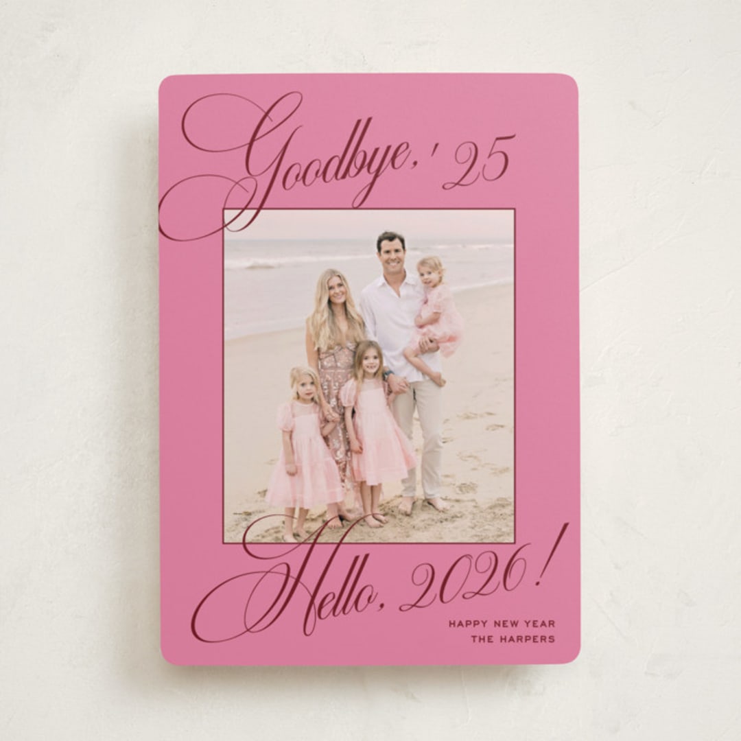 "Praline" - Holiday Cards in Gumdrop by Megan Davis - Front