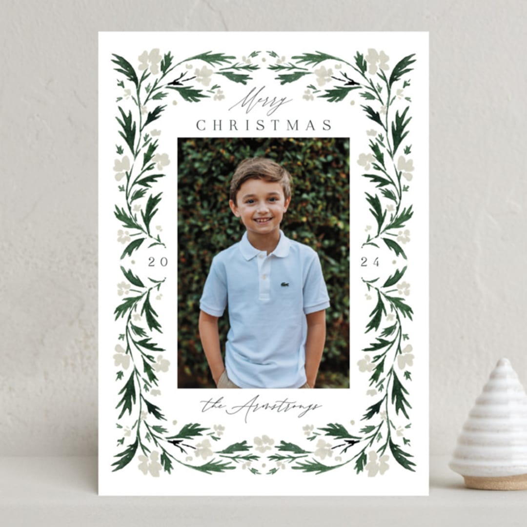 "Tillie" - Holiday Cards in Snow by Kate Ahn - Front