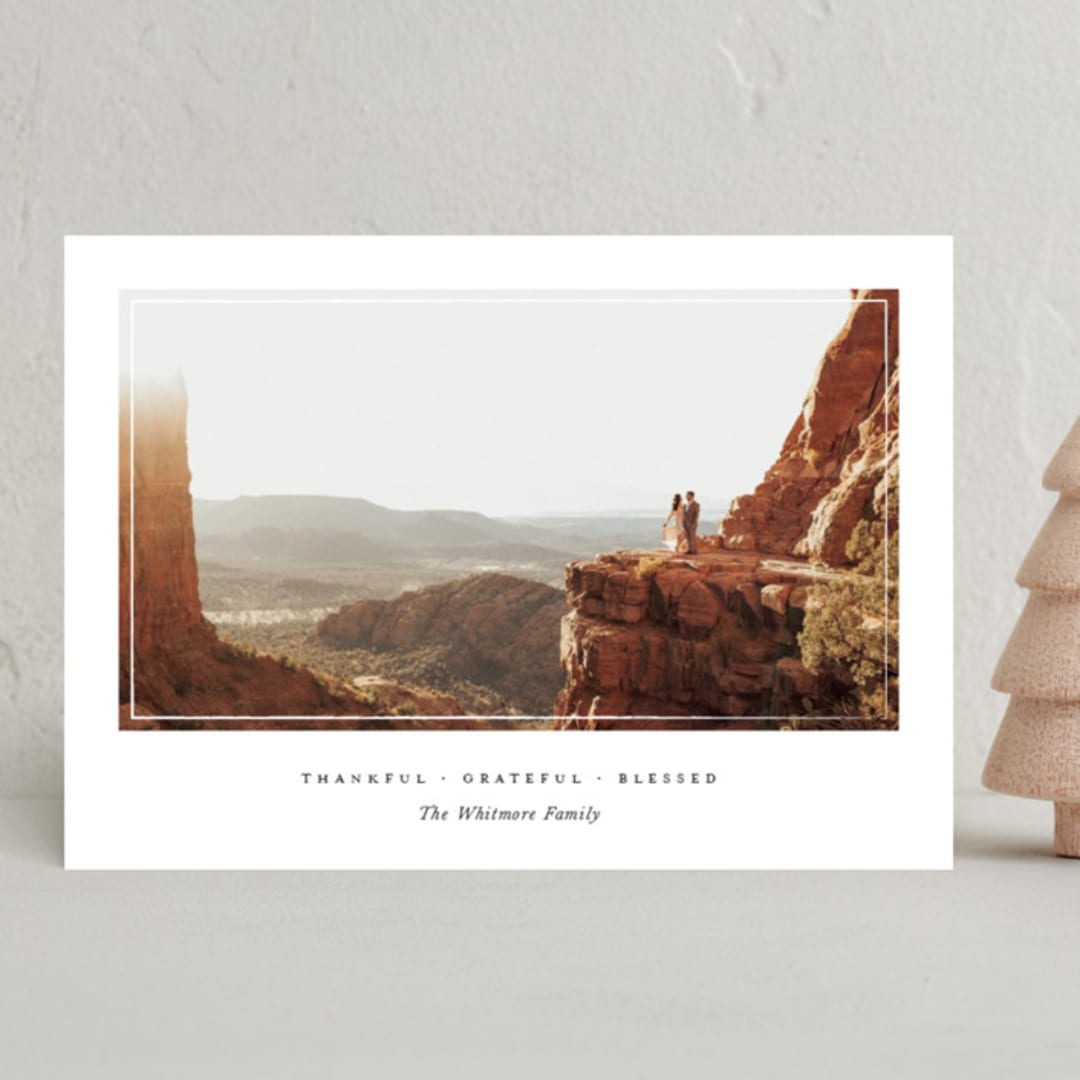 "Delicate Frame" - Holiday Cards in Silk by Ellen Schlegelmilch - Front