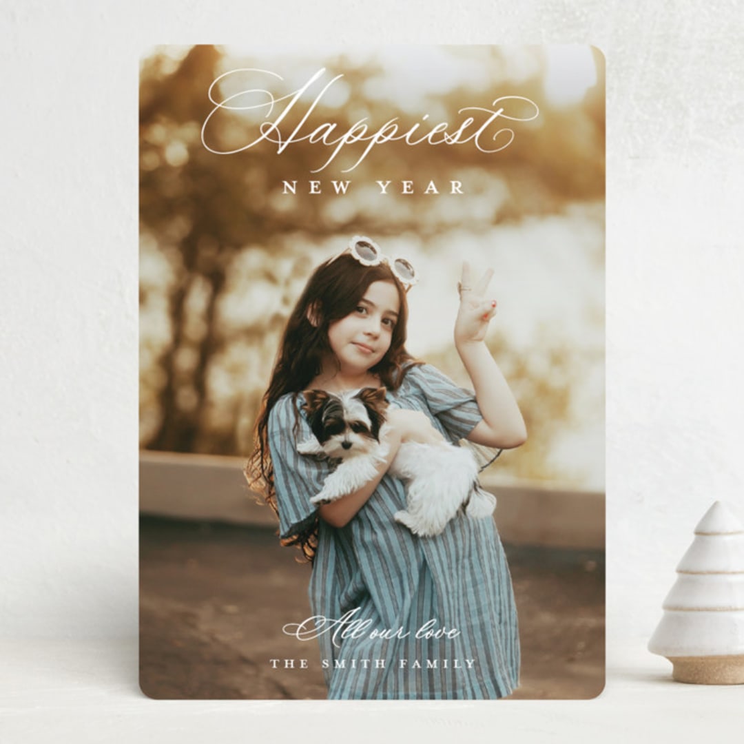 "Peaceful Earth" - Holiday Cards in Snow by Sarah Curry - Front