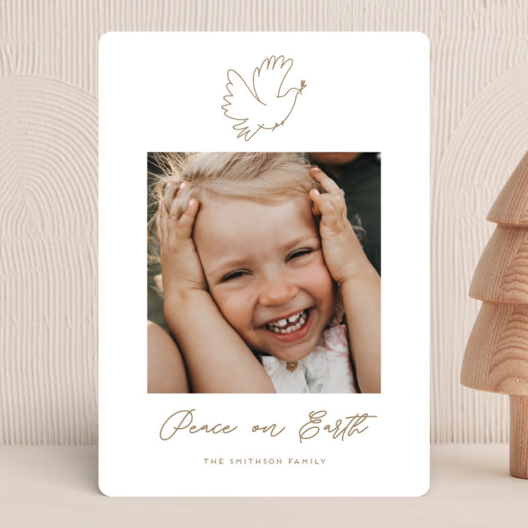 "Peace for All" - Holiday Cards in Earth by Alexandra Dzh - Front