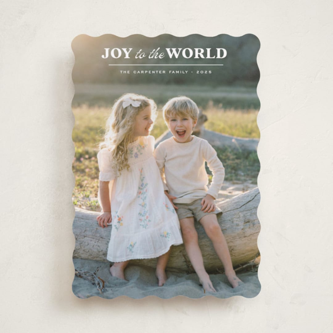 "Pure joy" - Holiday Cards in Starlight by Creo Study - Front