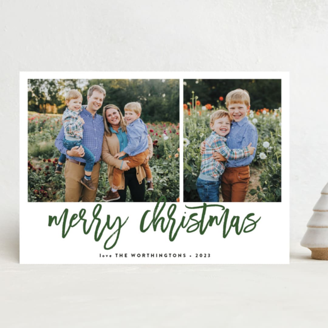 "Wonders" - Holiday Cards in Forest by Roxy Cervantes - Front