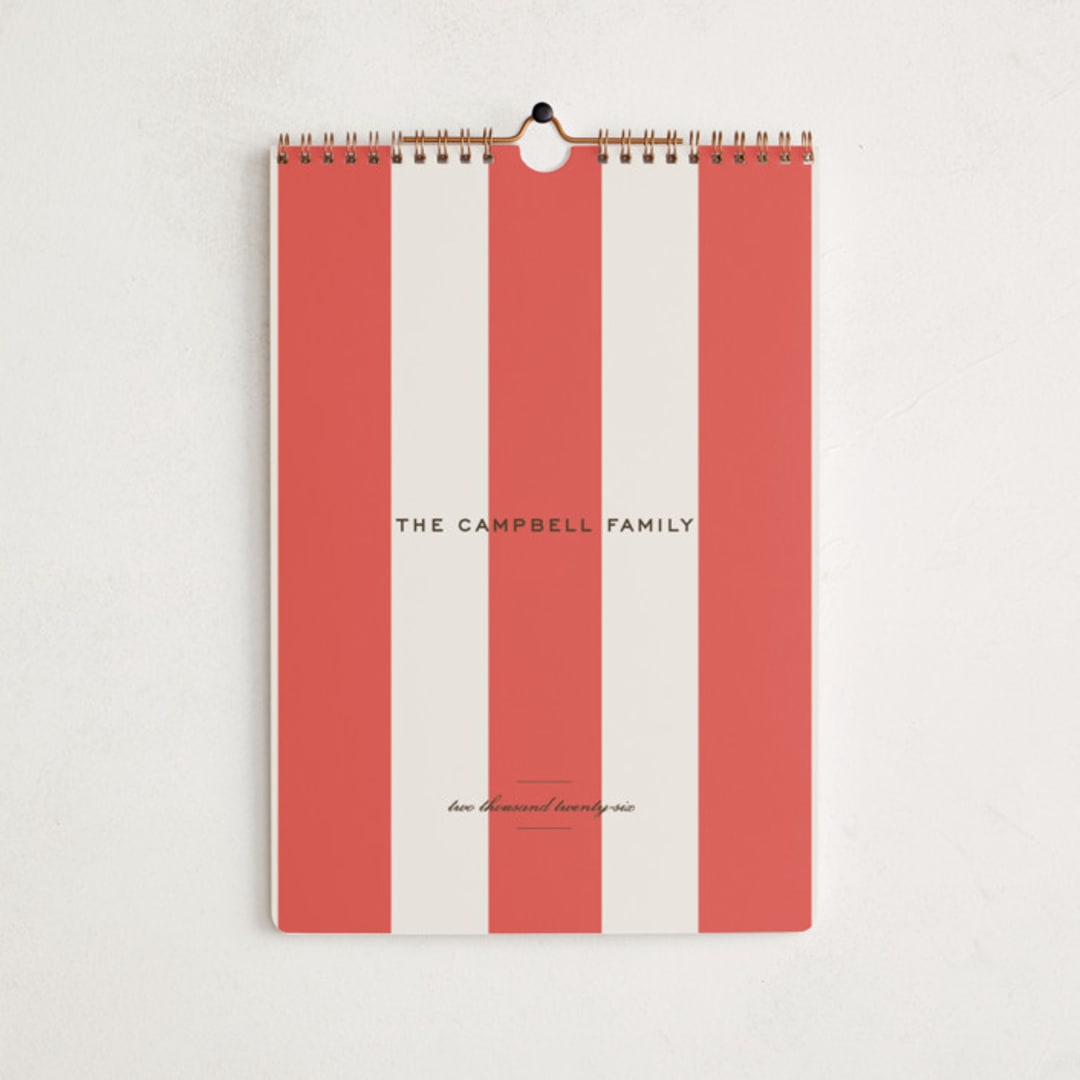 "Campania" - Calendars in Cherry by Megan Davis - Cover