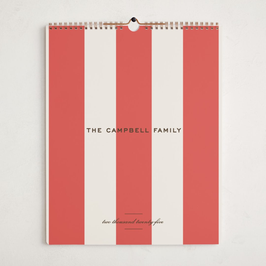 "Campania" - Calendars in Cherry by Megan Davis - Cover