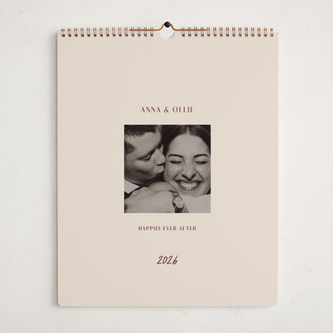 "Center Cut" - Calendars in Burgundy by Ani Somi - Cover