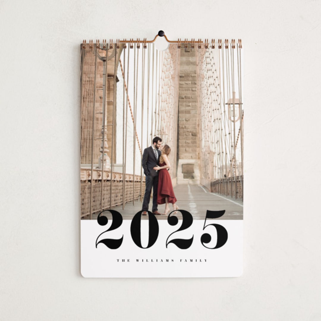 "Bold Number" - Calendars in Classic by Pixel and Hank - Cover