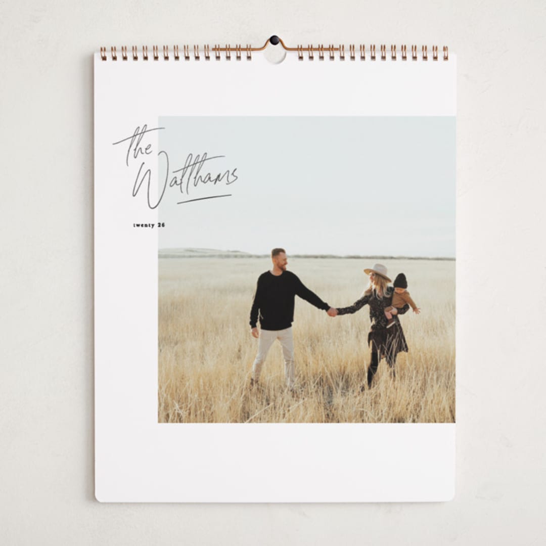 "modern note" - Calendars in Charcoal by Creo Study - Cover