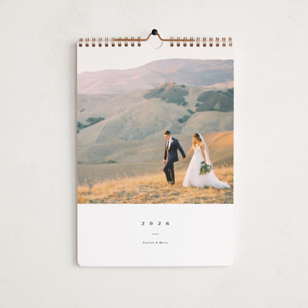 "The Minimalist" - Calendars in Pearl by Pixel and Hank - Cover
