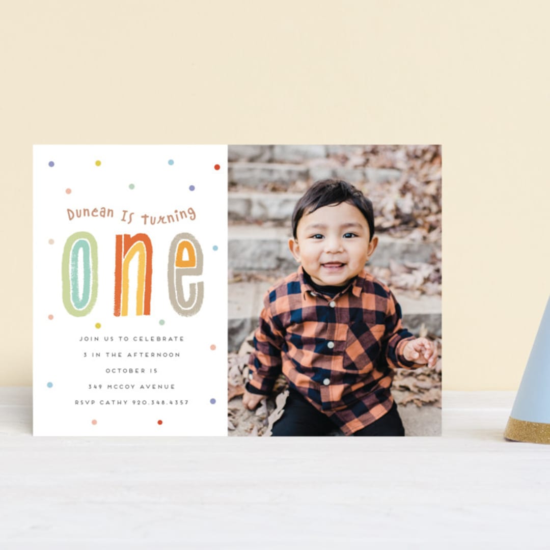 "boba" - Children's Birthday Party Invitations in Cotton Candy by chocomocacino - Front
