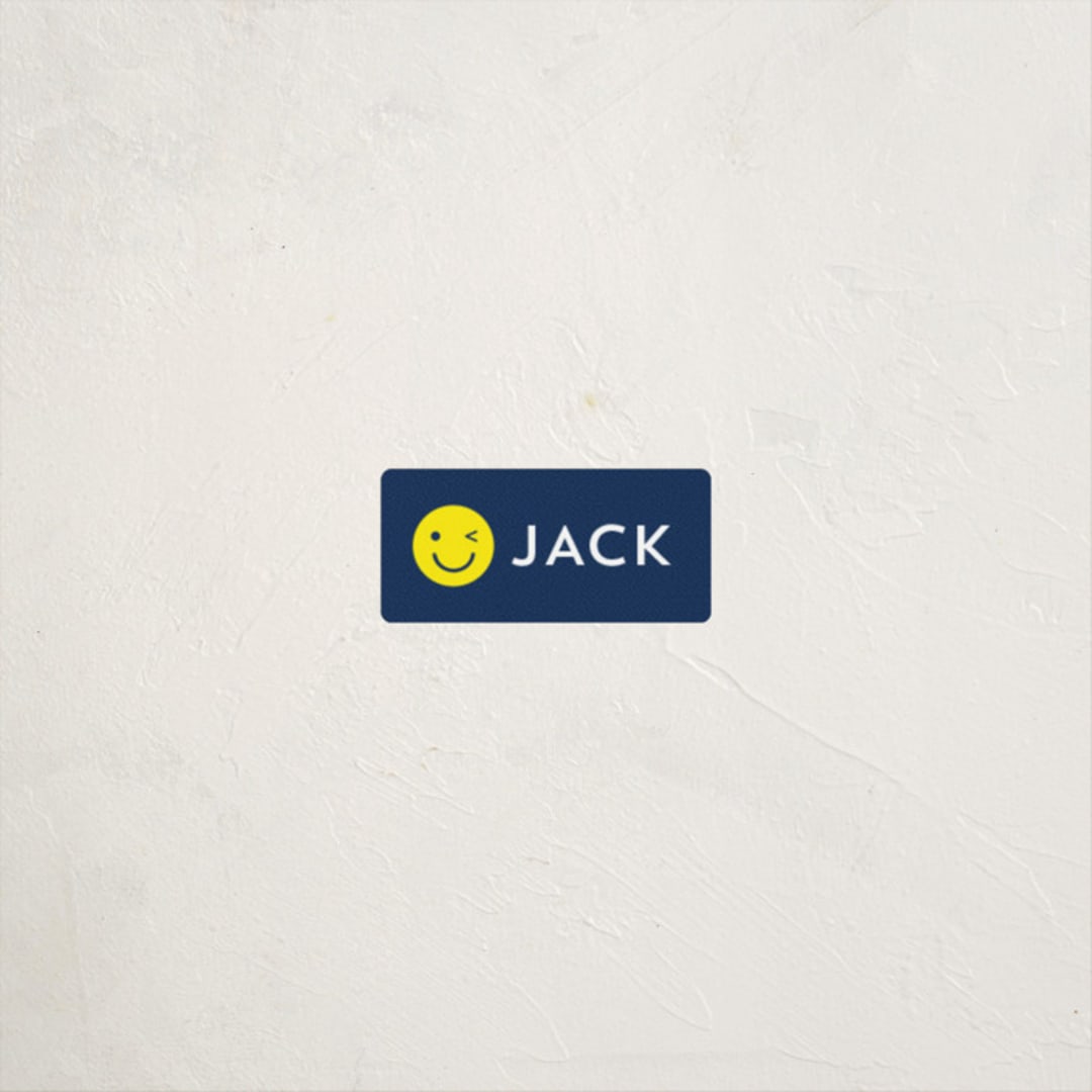 "Emoji Party" - Custom Name Labels in Navy by Baumbirdy - Front