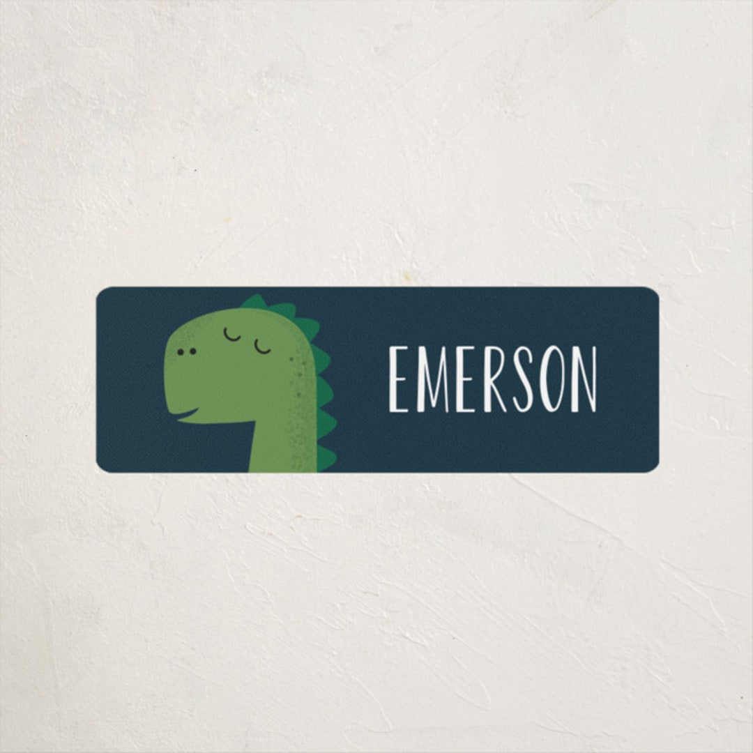 "Dino-mite" - Custom Name Labels in Treetop by Oma N. Ramkhelawan - Front