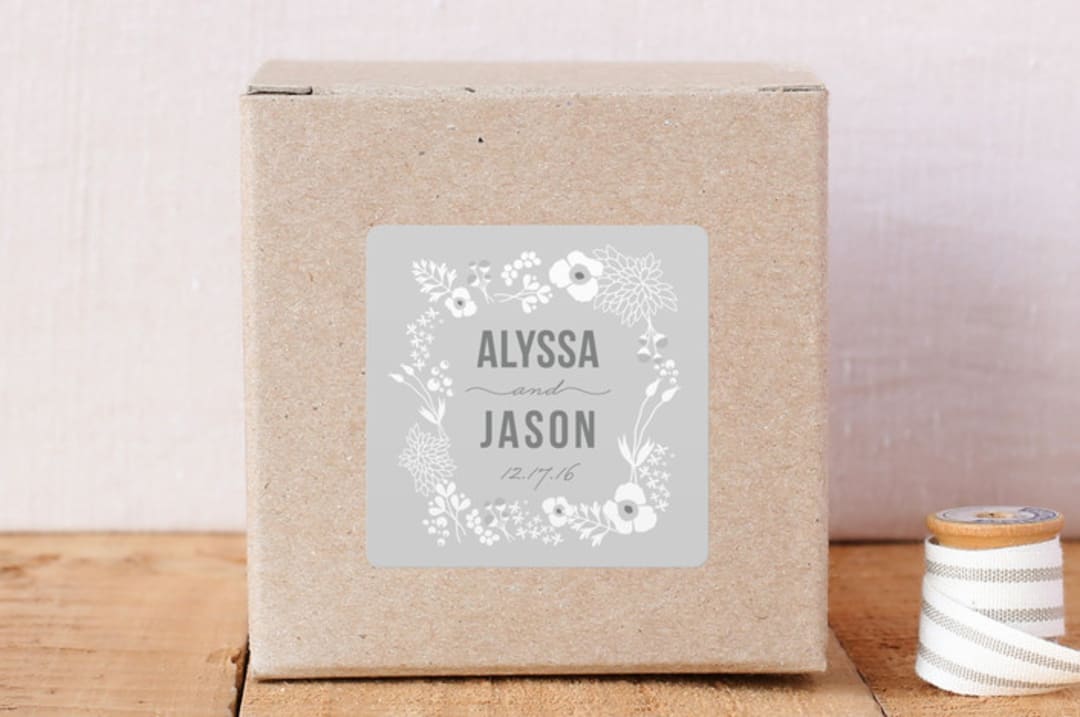 "Winter Foliage" - Custom Stickers in Gravel by Bethany Anderson - Front
