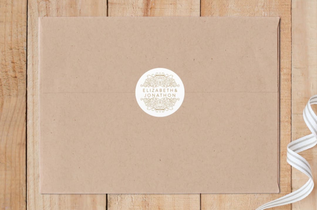 "Bedazzled" - Custom Stickers in Champagne by Phrosné Barwood - Front