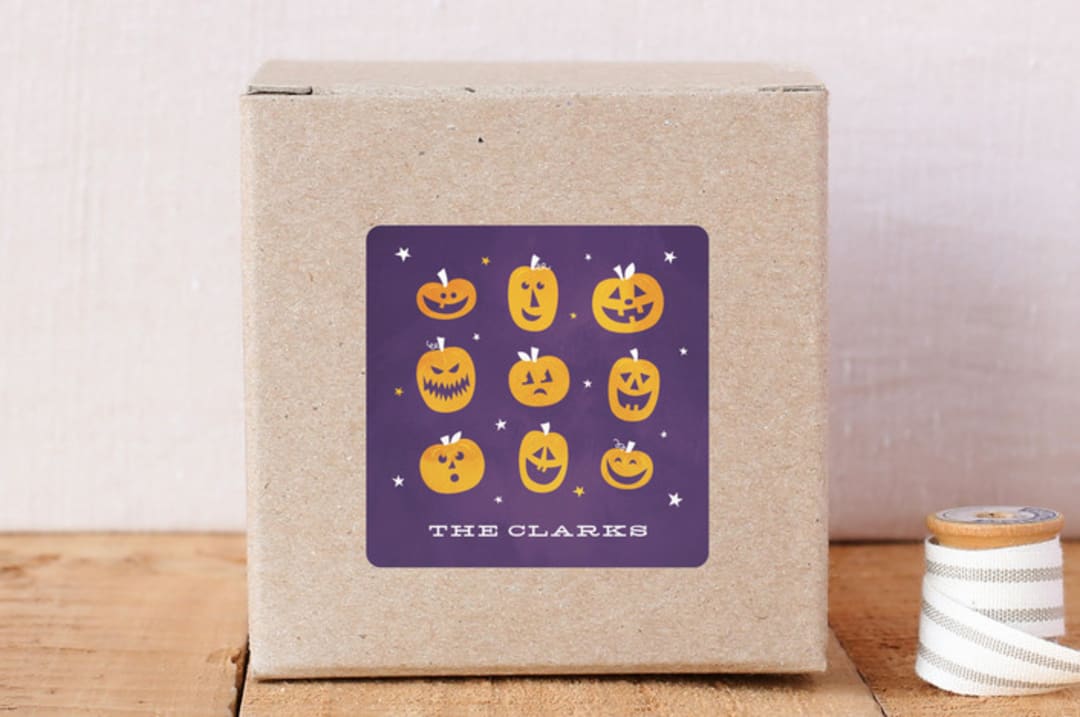 "Pumpkin Party" - Custom Stickers in Potion by Susan Asbill - Front