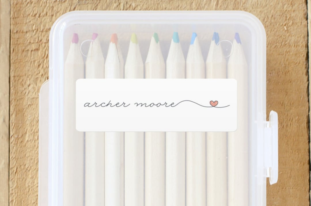 "signed with love" - Custom Stickers in Magnolia by Erin Deegan - Front