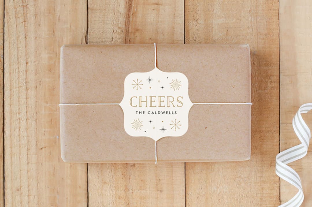 "Sparkle" - Custom Stickers in Antique by Susan Asbill - Front