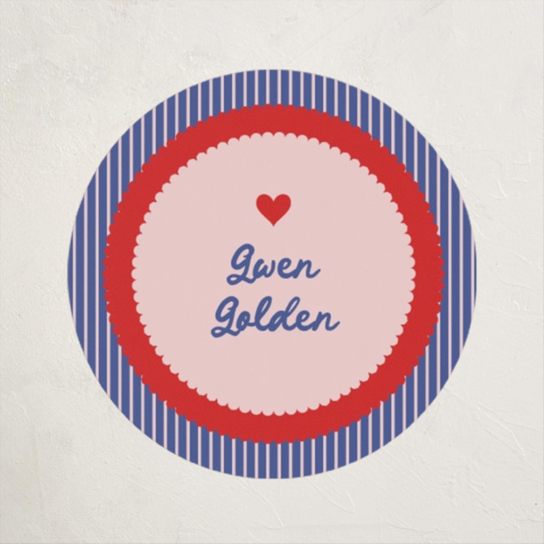 "Decoder Pin" - Custom Stickers in Midnight by Erin L. Wilson - Front