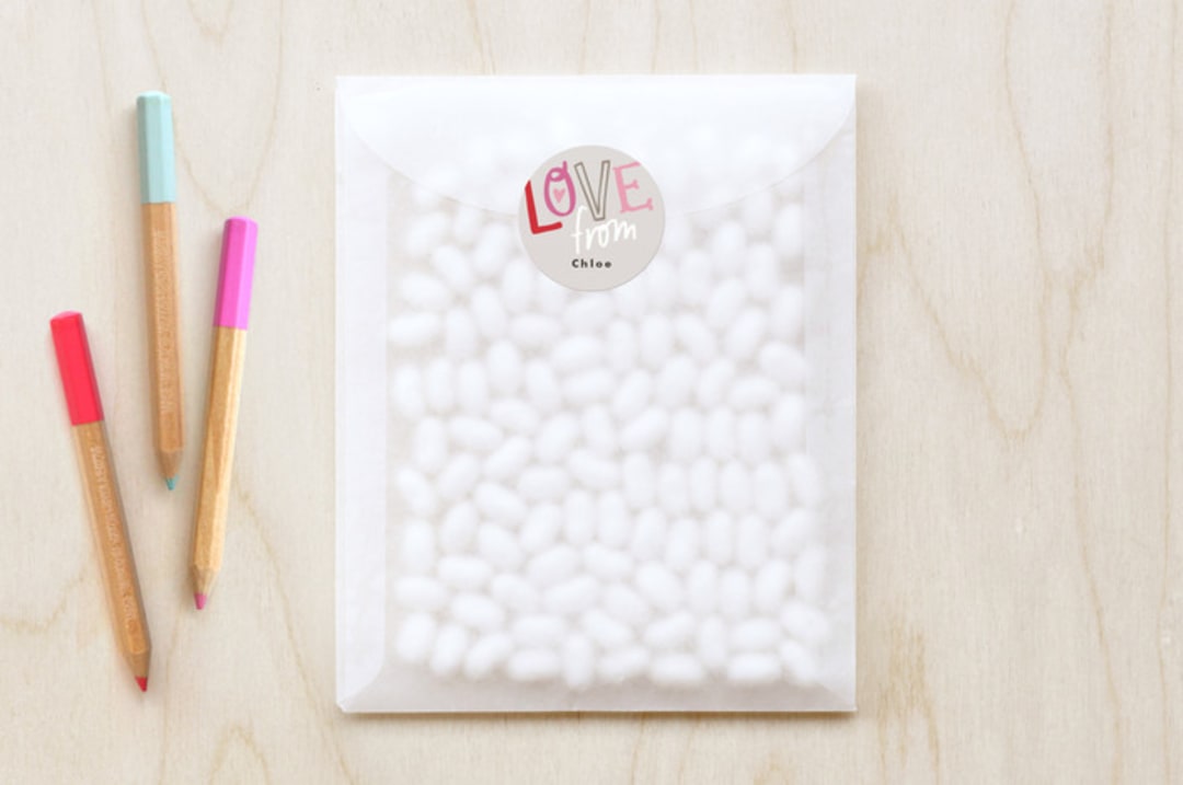 "Doodle Words" - Custom Stickers in Pebble by Alethea and Ruth - Front