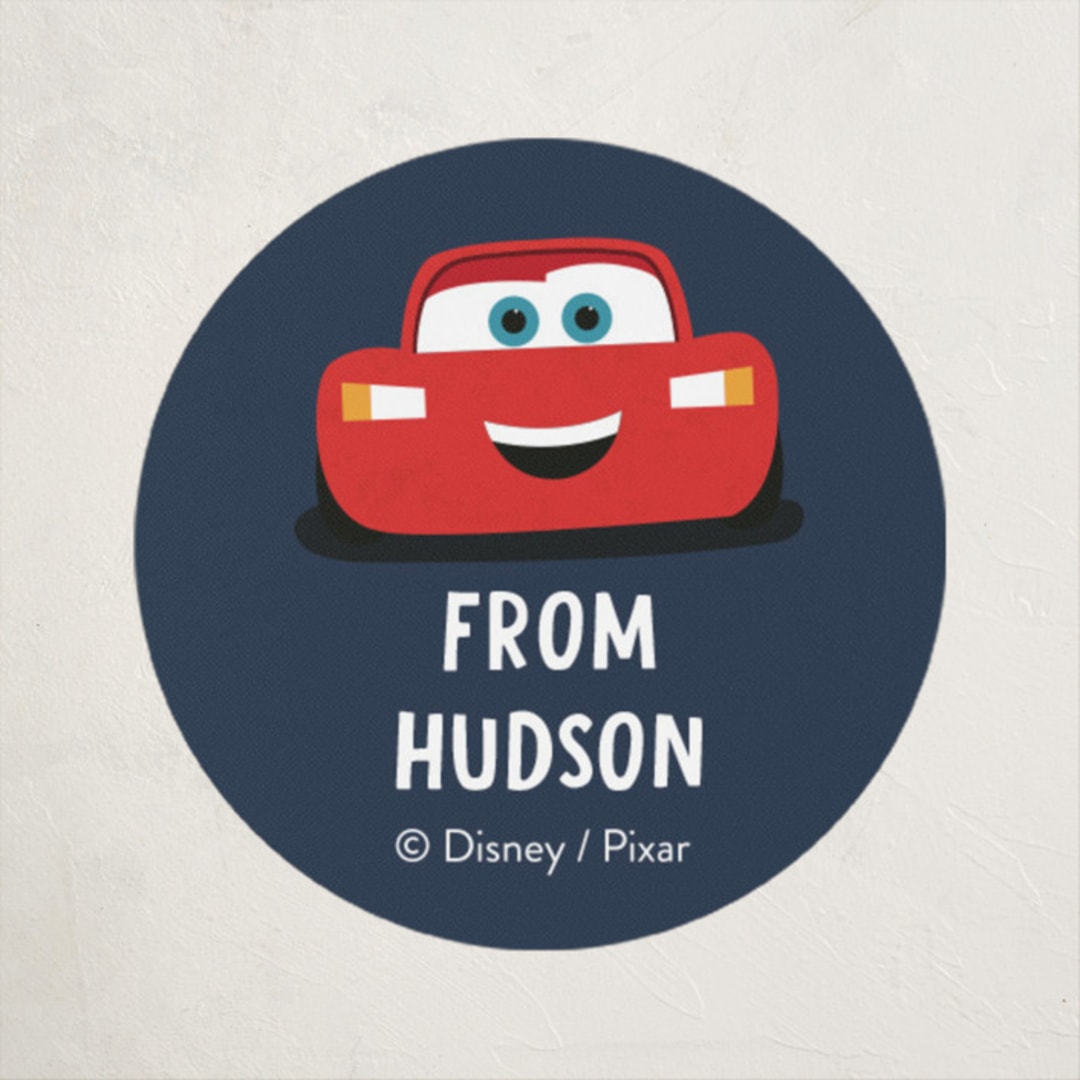 "Disney and Pixar's Cars Heart Race" - Custom Stickers in Asphalt by Erica Krystek - Front