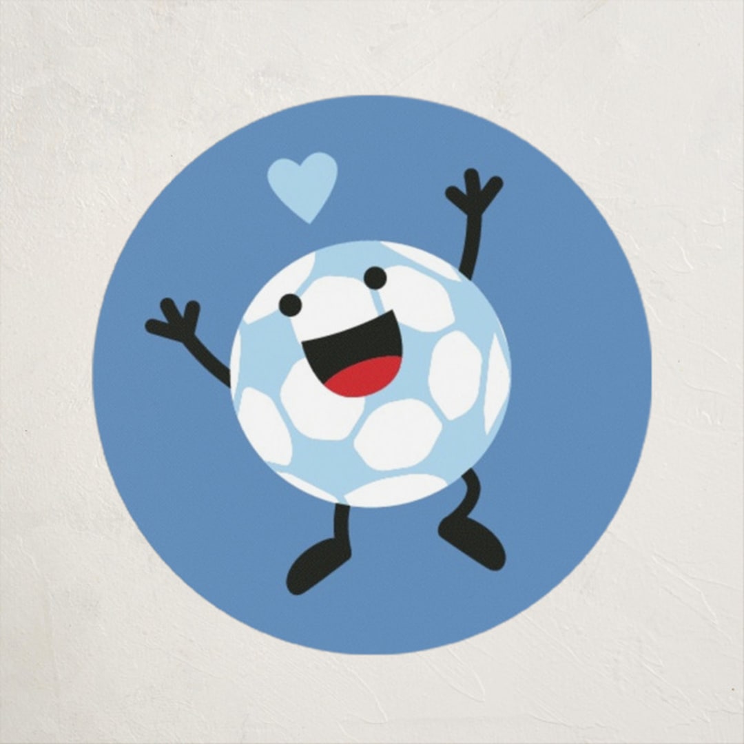 "Let's KICK IT!" - Custom Stickers in Sky by Terri Trigger - Front