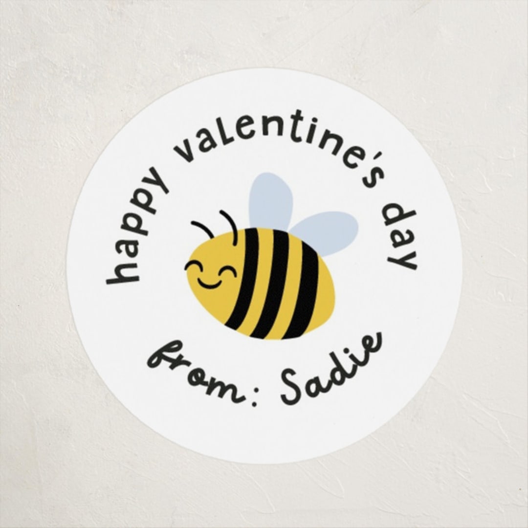 "Beeing a friend" - Custom Stickers in Honey by Annie Holmquist - Front