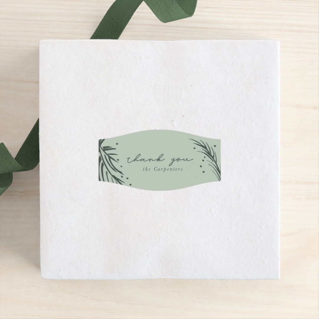 "Luxe branches" - Custom Stickers in Fern by Lucrecia Caporale - Front