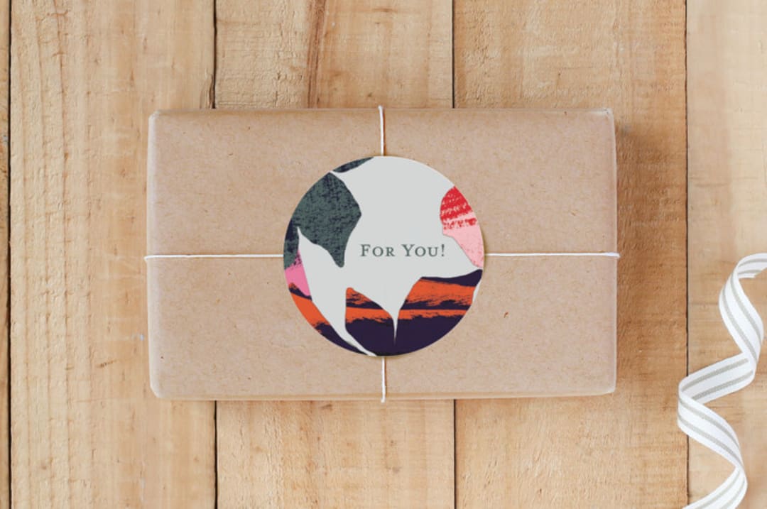 "garden" - Custom Stickers in Earth Tones by Susanna Nousiainen - Front