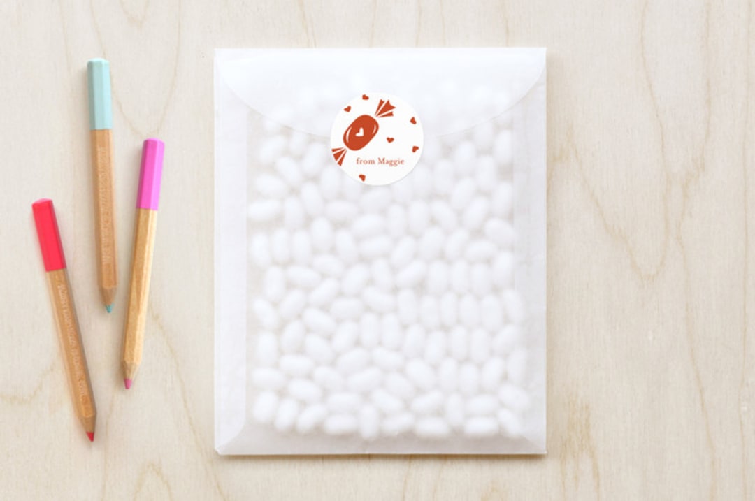 "yum yum" - Custom Stickers in Brick by Oscar and Emma - Karly Depew - Front