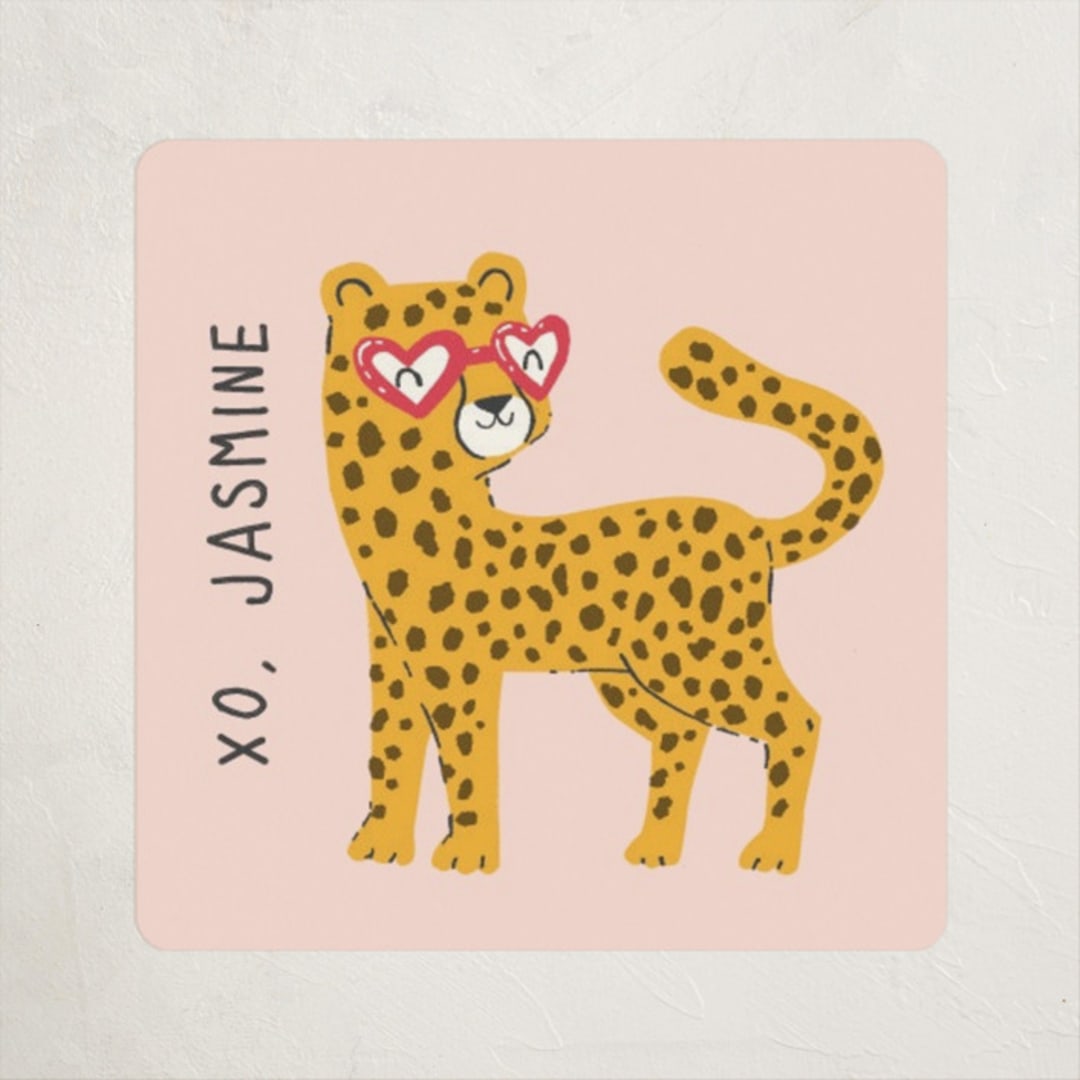 "Spot On" - Custom Stickers in Blush by Monika Torun - Front