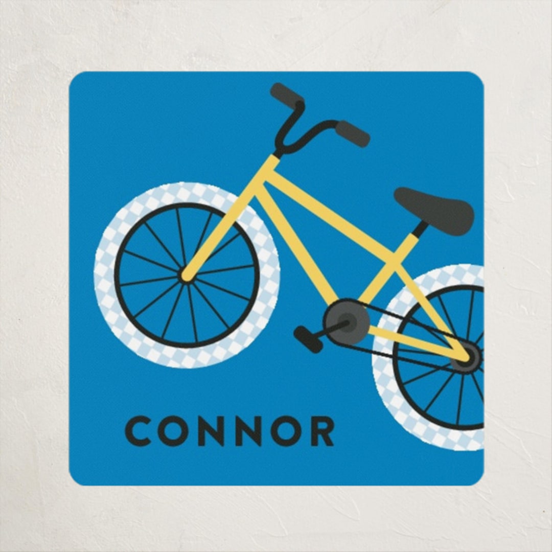 "Cool Bike" - Custom Stickers in Sunny Day by Kacey Kendrick Wagner - Front