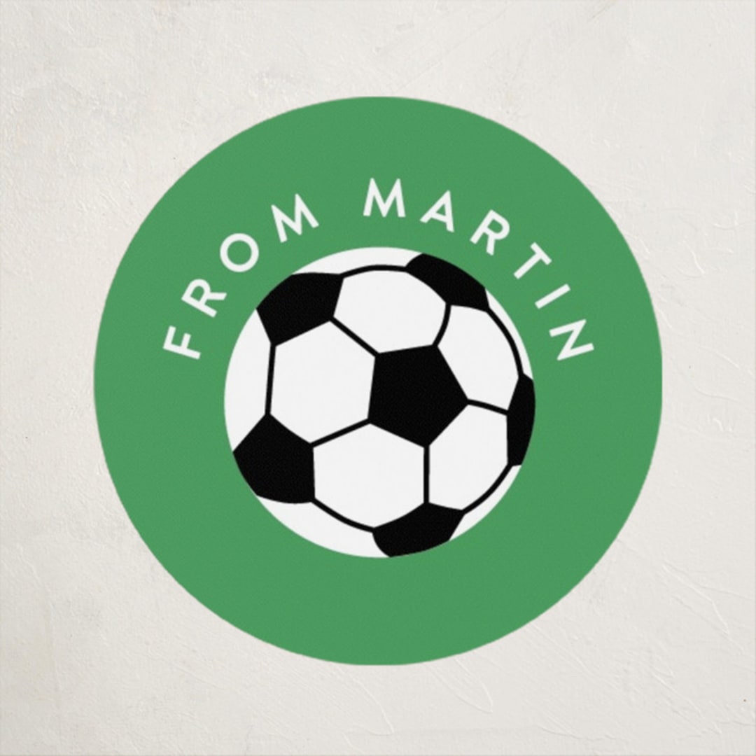 "Glad you're on my Team" - Custom Stickers in Evergreen by Alethea and Ruth - Front