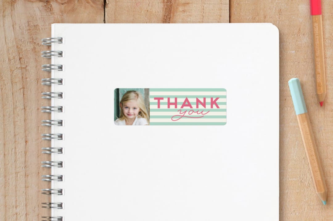 "Cabana" - Custom Stickers in Mint by Shari Margolin - Front