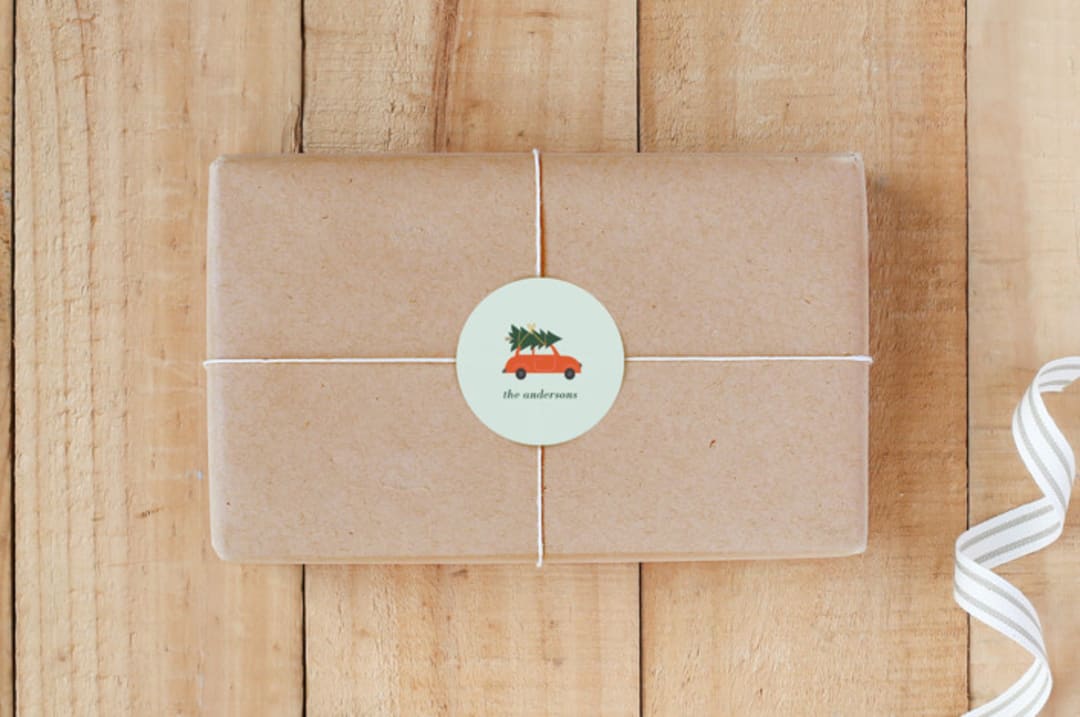 "Tree Lot" - Custom Stickers in Marmalade by Joyce Pinheiro - Front