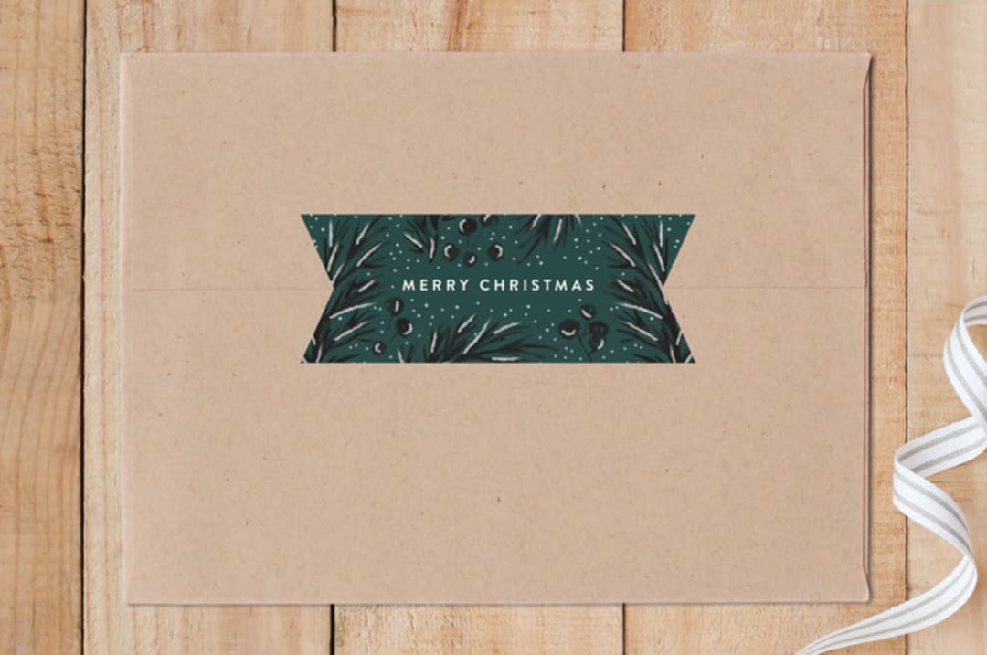 "Abstract Pine" - Custom Stickers in Forest by Robert and Stella - Front
