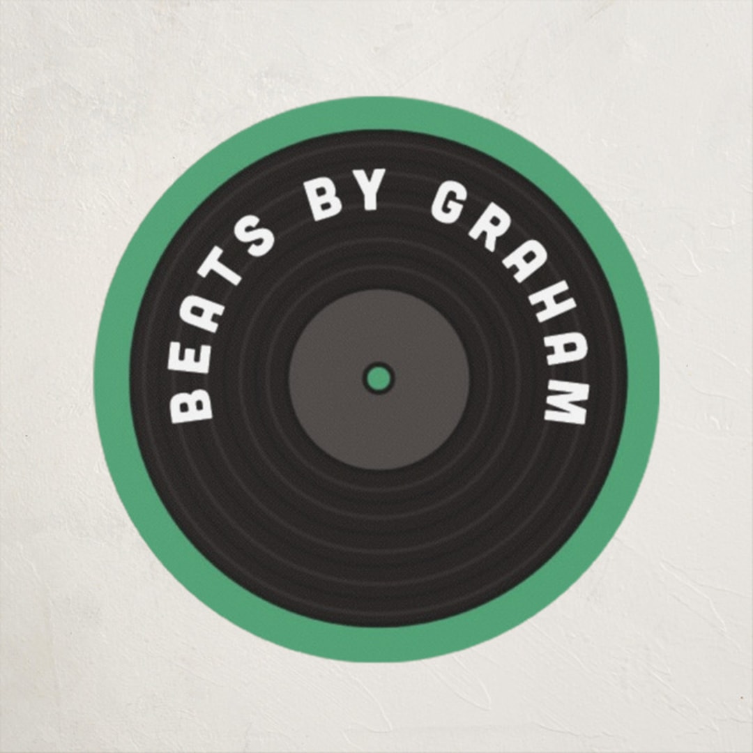 "BEATS" - Custom Stickers in Teal Tempo by Lauren Jinhee - Front